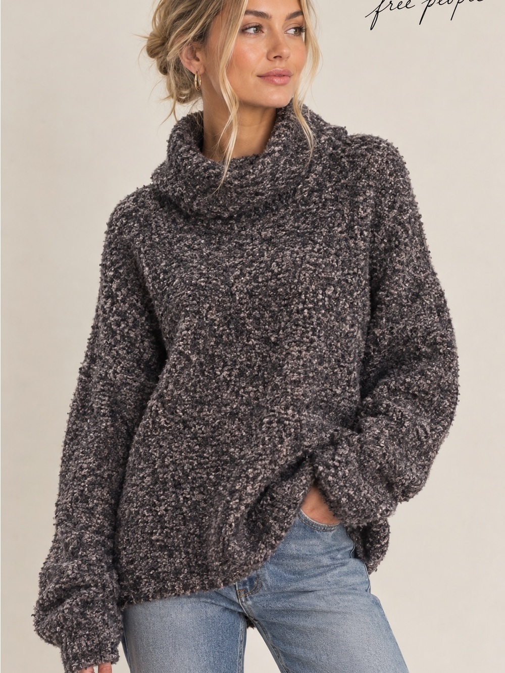 FREE PEOPLE ALPACA SWEATER SZ XS